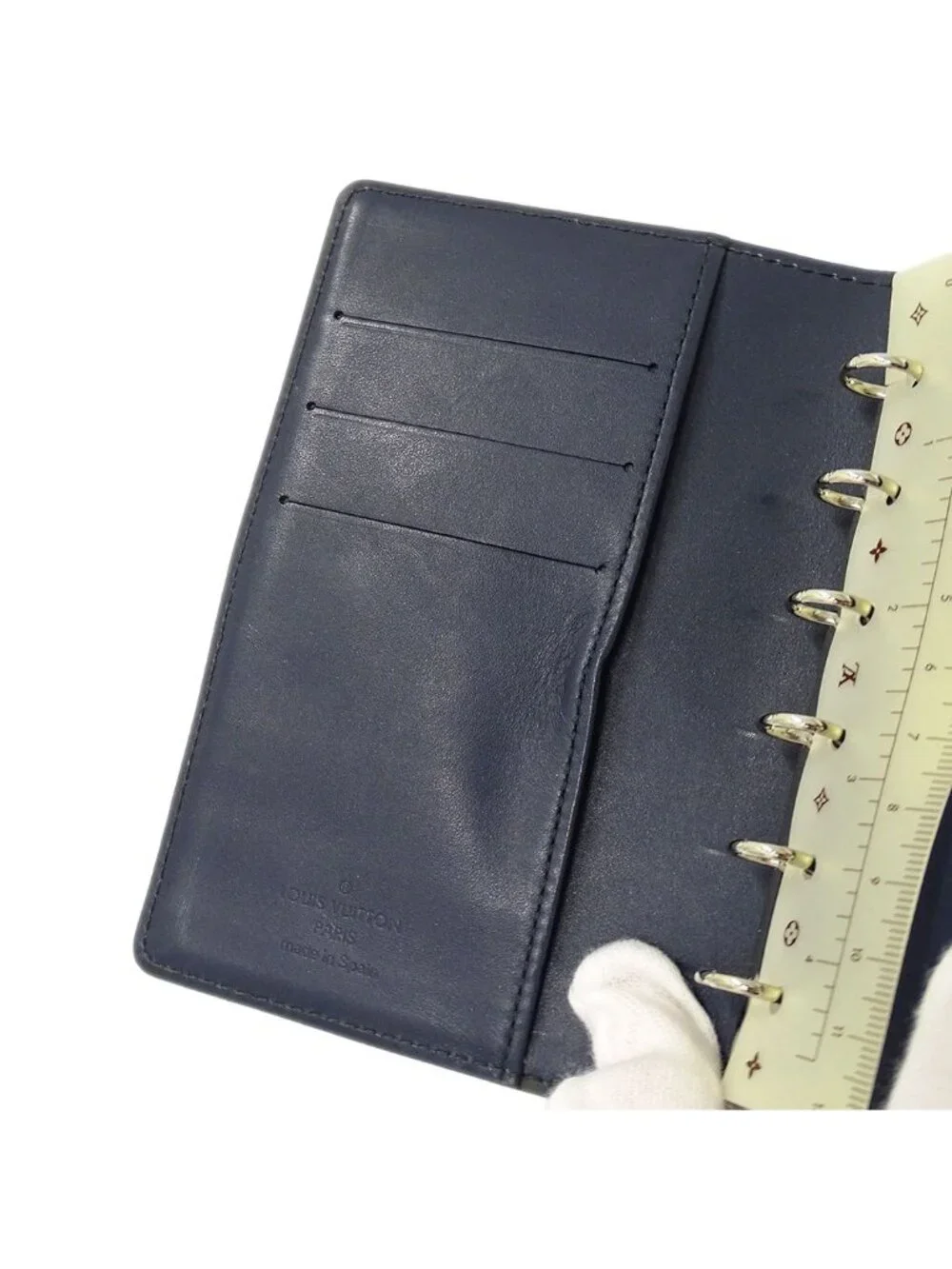Louis Vuitton Notebook Cover Monogram Matte Agenda PM Blue Stationery